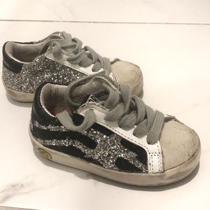 Golden Goose Kids Glitter Superstars